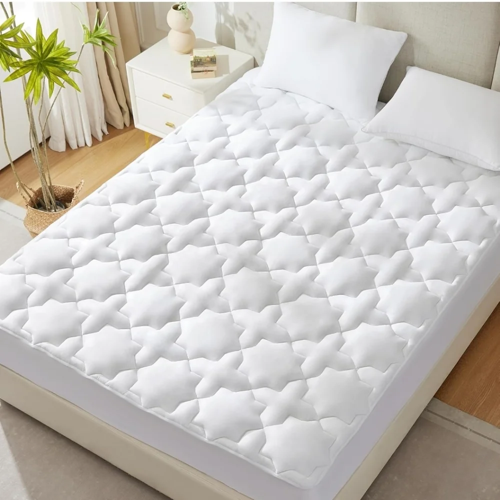 Premium White Quilted Mattress Protector